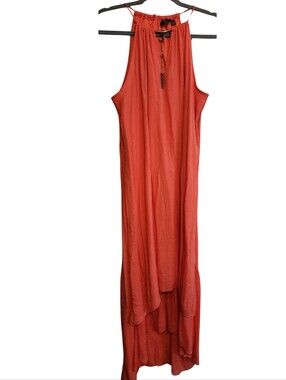 Coral Maxi Dress, Sz M